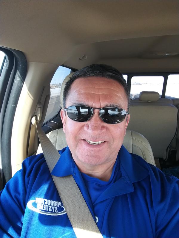 Always clean shaven and ready to sell some oilfield product