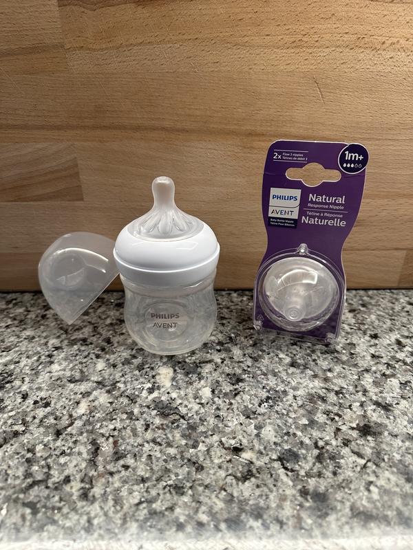 PACK OF 4 Philips Avent Natural Response Nipple Flow 3 1M+ Baby