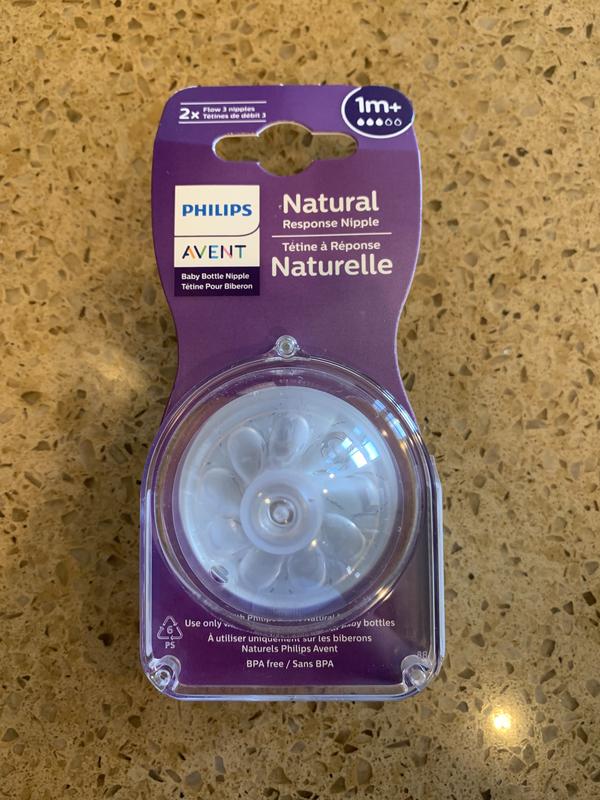 Philips Avent 2 pack Natural Response Nipple Flow 3
