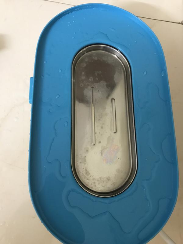 Condition of steel plate after each cycle