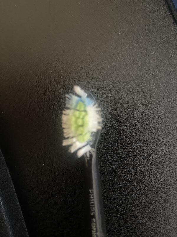 first time ever of having bristles fall out.