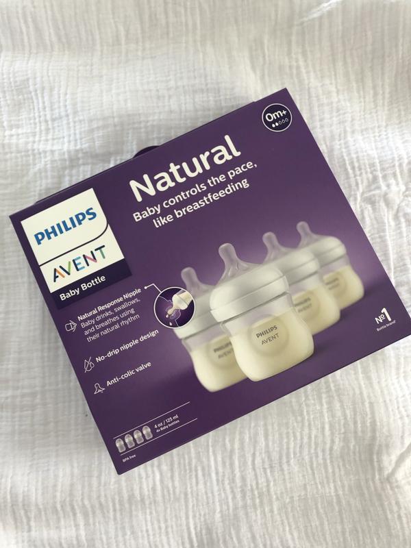 PHILIPS AVENT Natural Response Bottle with Additional AIRFREE Valve 125 ml