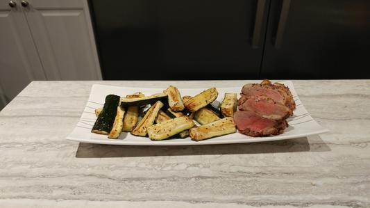Duck Breast and Zucchini