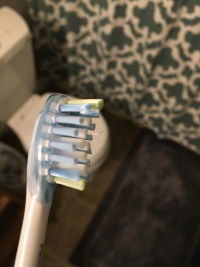 Bristle not seated correctly