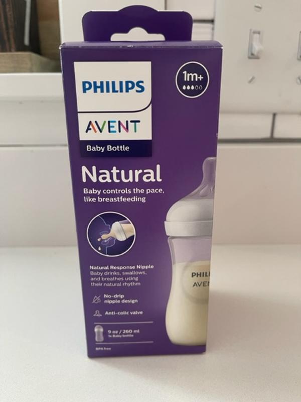 Buy Philips Avent Natural Response Baby Bottle 1m+ Pink 260ml (9 oz) · USA