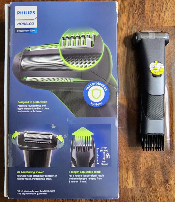 Philips Norelco Bodygroom Series 7000 Showerproof Body and Groin