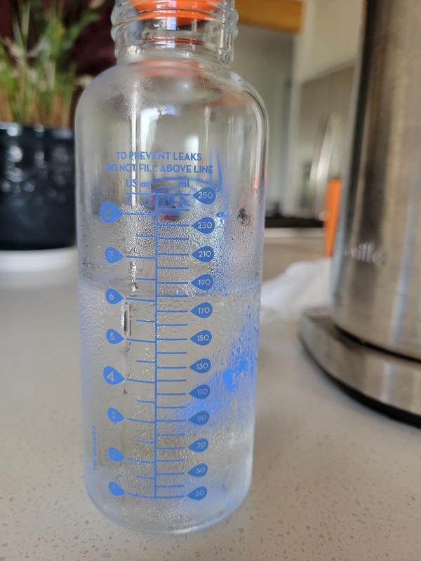 Water before warming - measuring 6 oz