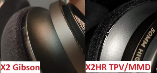 Comparison metal ring protudes