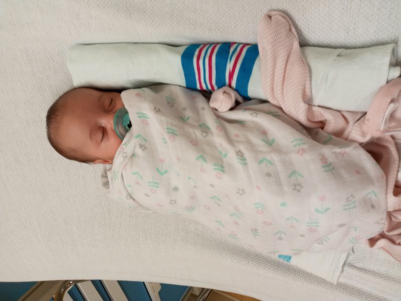 Loving her nap with her soothie.