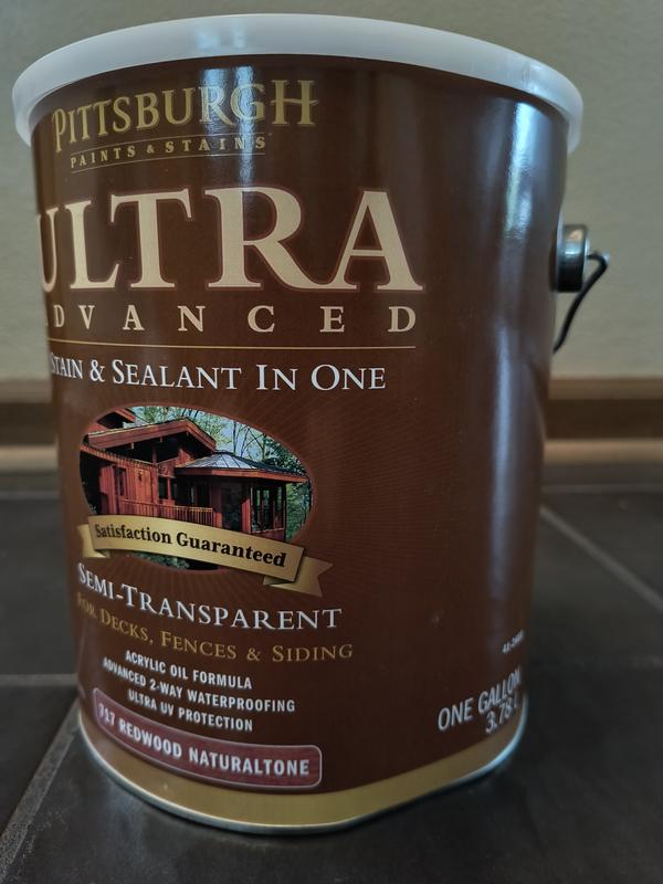 PITTSBURGH PAINTS & STAINS® ULTRA Advanced Exterior Semi-Transparent Stain  & Sealant