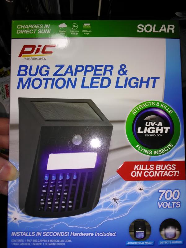 Bug Zapper & Motion Light