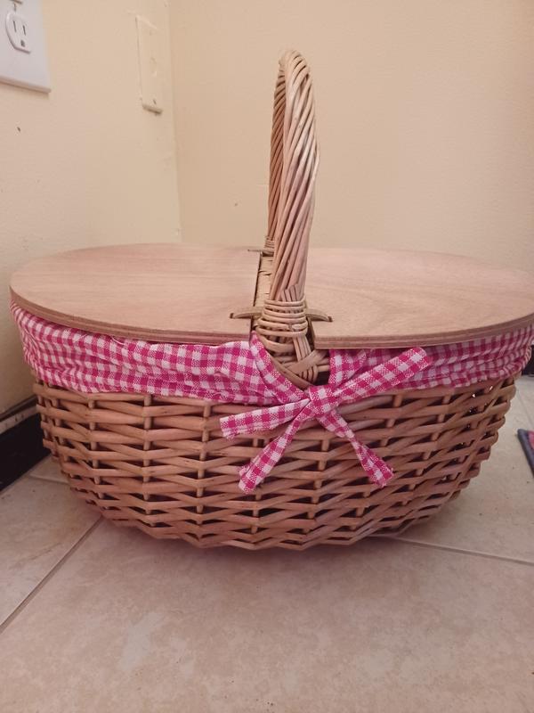 Picnic Time Country Picnic Basket - Red/Black Plaid