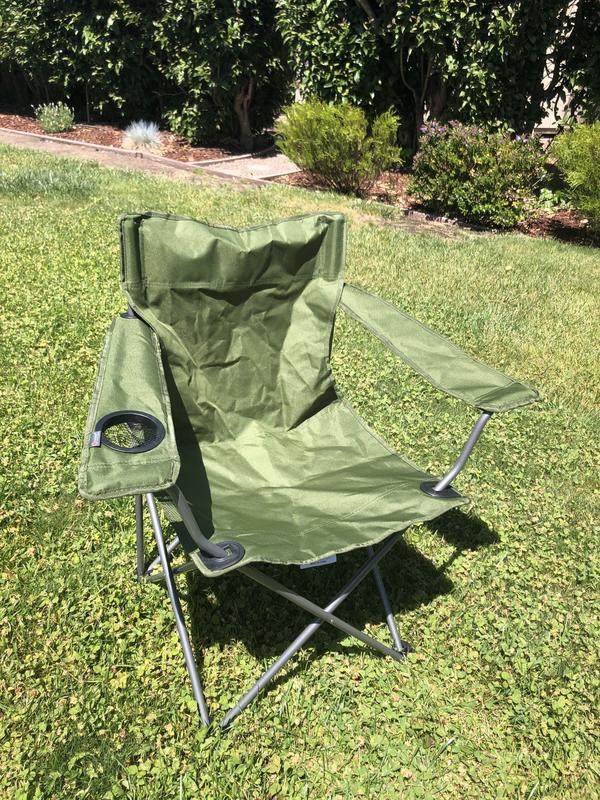 Picnic Time Khaki Green Folding Camping Chair in the Beach  Camping Chairs  department at Lowes.com