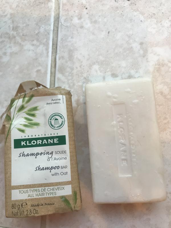 I used my shampoo bar good size