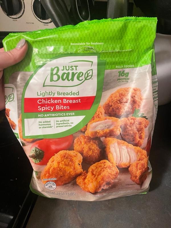 Lightly Breaded Spicy Chicken Breast Fillets - Just Bare Foods