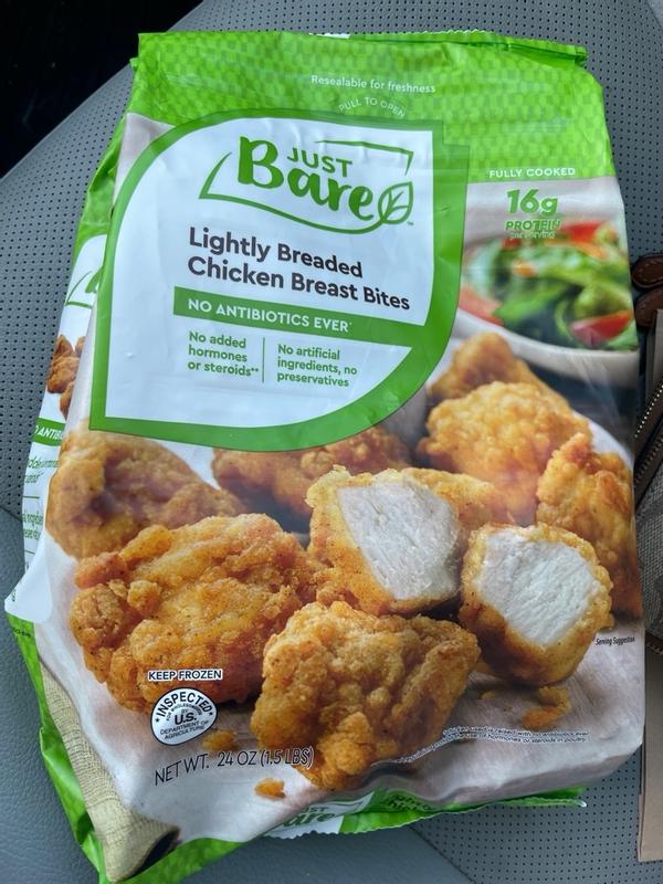 Lightly Breaded Chicken Breast Strips (1.5lbs) - Just Bare Foods
