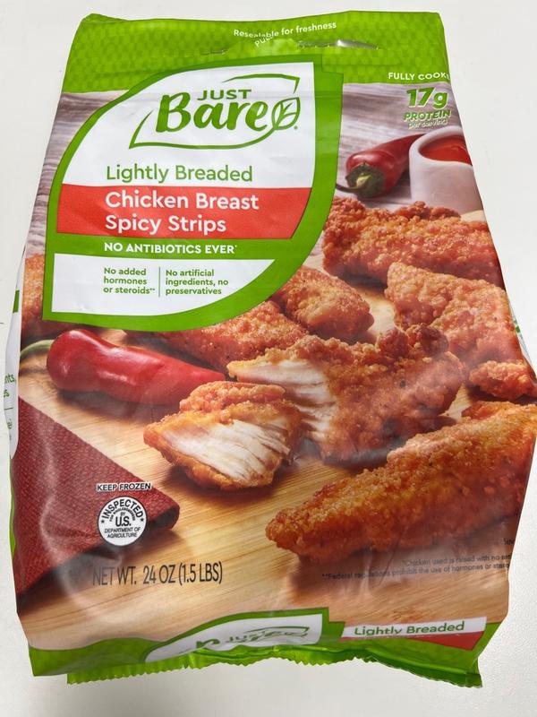 Lightly Breaded Chicken Breast Original Fillets (3lbs) - Just Bare