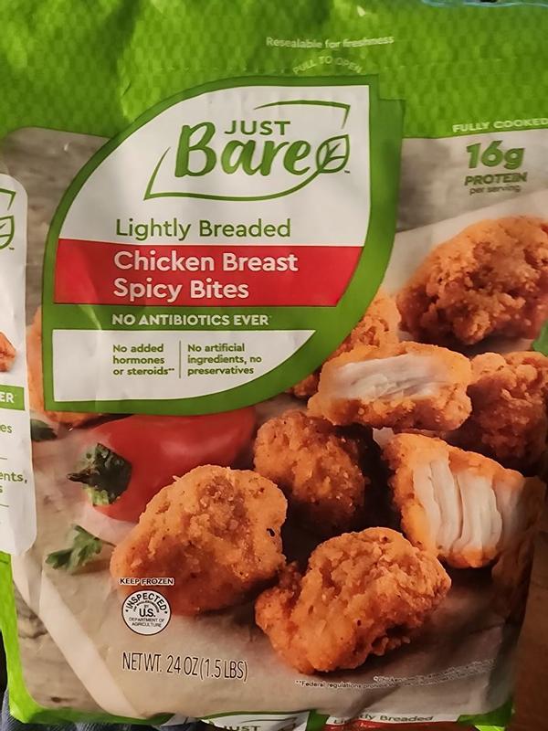 Just Bare Chicken Breast Bites, Lightly Breaded – RoomBox