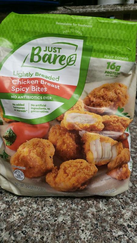 Lightly Breaded Chicken Breast Strips (1.5lbs) - Just Bare Foods