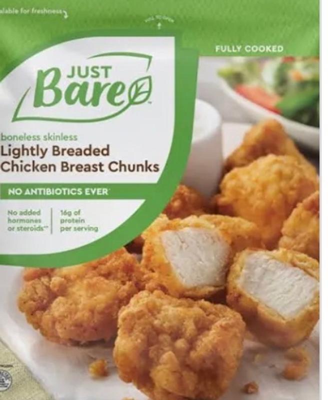 Lightly Breaded Chicken Breast Strips (1.5lbs) - Just Bare Foods