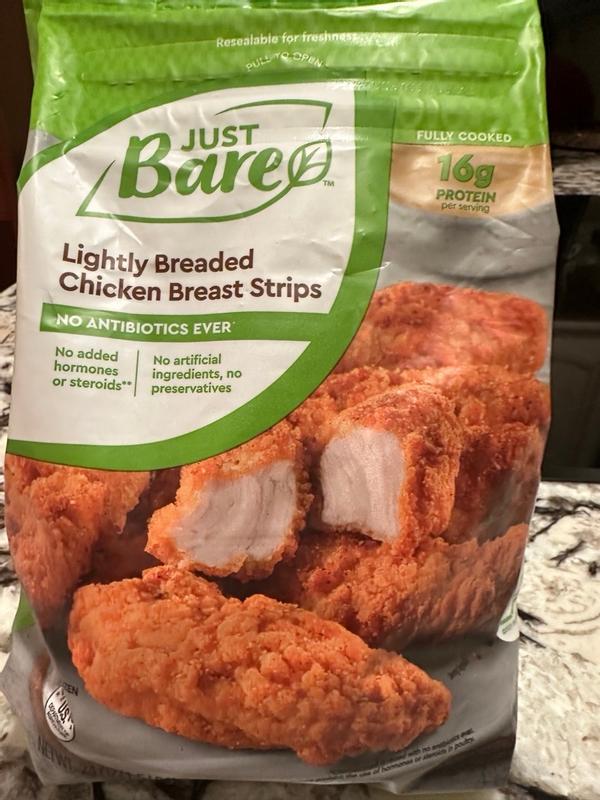 Lightly Breaded Chicken Breast Original Fillets (3lbs) - Just Bare Foods