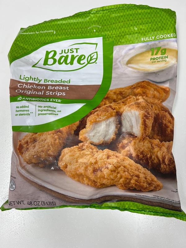 Lightly Breaded Chicken Breast Original Fillets (1.5lbs) - Just Bare Foods