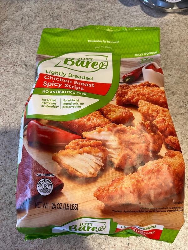 Just Bare Natural Savory Seasoned Chicken Breast Fillets, 24 oz