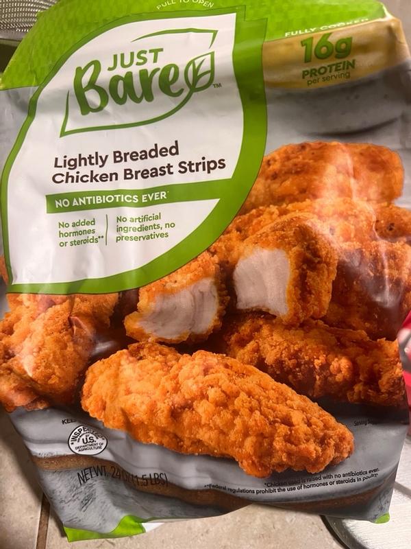 Just Bare Lightly Breaded Chicken Breast Strips