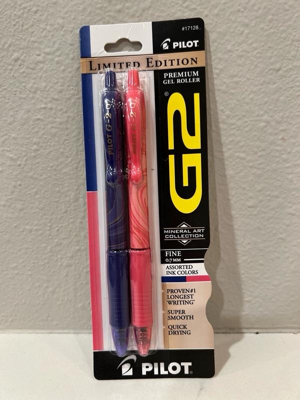 Pilot 5pk G2 Mineral Art Collection Gel Pens Fine Point 0.7mm Assorted Inks