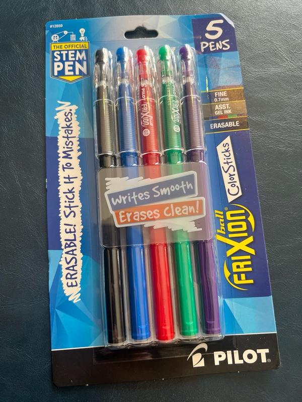 Pilot FriXion ColorSticks Erasable Gel Ink Pens Fine Point