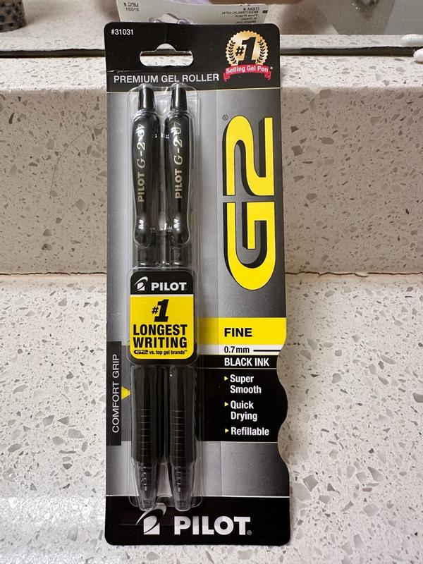 Pilot G2 Premium Retractable Gel Ink Rolling Ball Pen, Fine Point