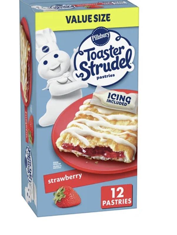 Pillsbury Toaster Strudel Cream Cheese & Strawberry 11.7oz