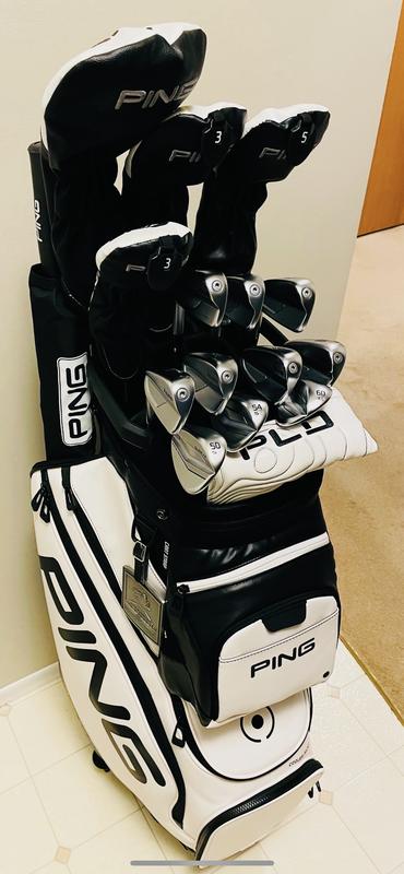 PING DLX キャディバッグ ホワイト/ブラック PING DLX キャディバッグ ホワイト/ブラック PING DLX Golf Bag