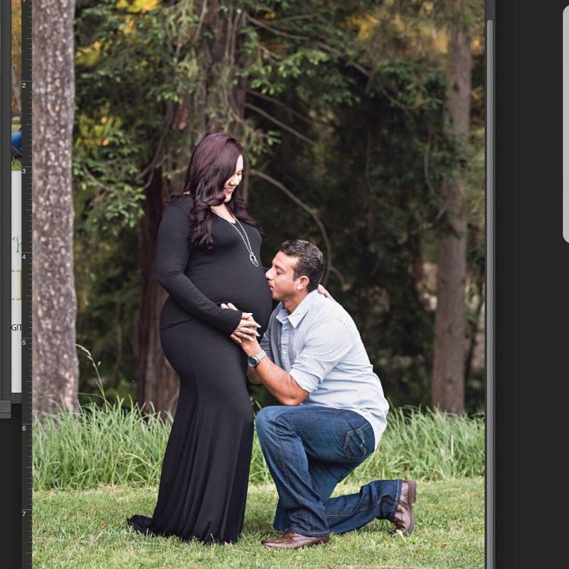 Customer photo for "Too long but cute dress."