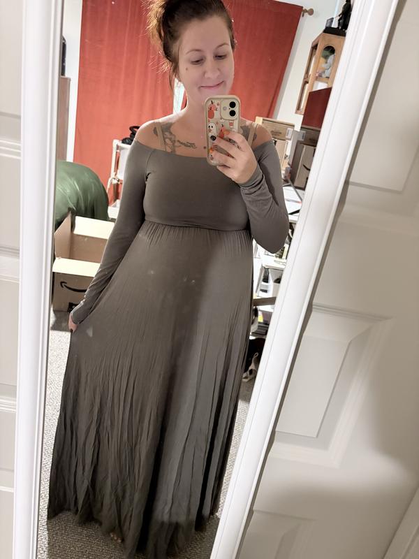 Customer photo for "Not green at all. But fits great."