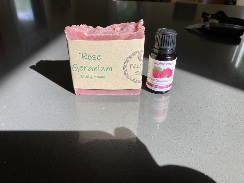 Rose Geranium Pure Essential Oil (GC/MS Tested), 1/2 fl oz (15 mL) Dro