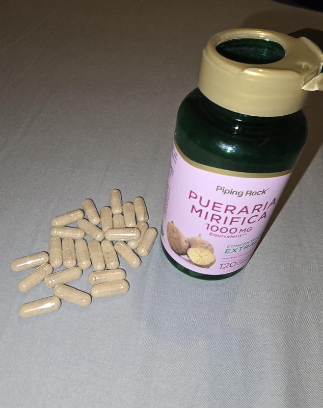 Pueraria Mirifica Capsules | 1000mg | 120 Capsules | Non-GMO & Gluten - Foto 4