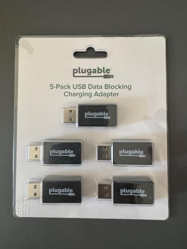 Plugable Power adapter USB M to USB F 5 V 1 A Data Blocker pack of 5 ...
