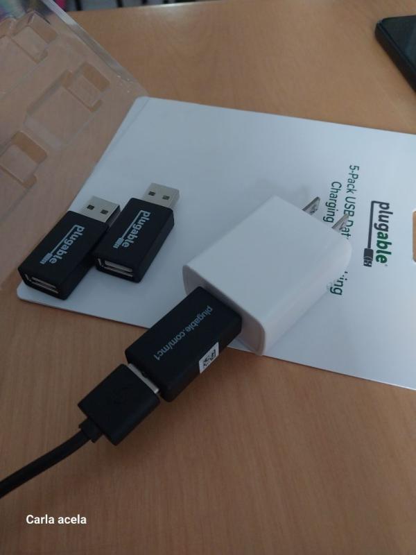 Plugable Power adapter USB M to USB F 5 V 1 A Data Blocker pack of 5 ...
