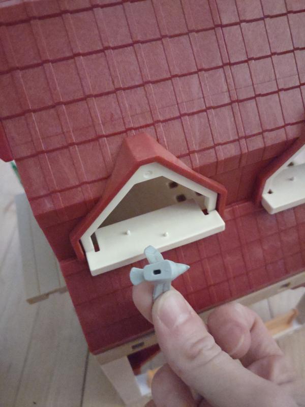 Small holes to line up.