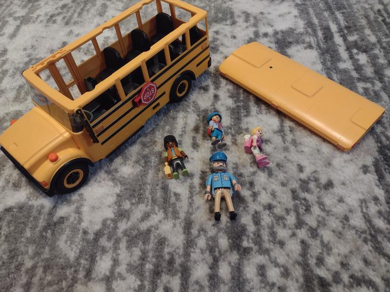 Playmobil School Bus Vehicle Playset : Toys & Games 