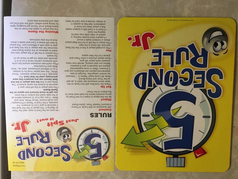 5 Second Rule Jr. Family Board Game – Toys&quot;R&quot;Us