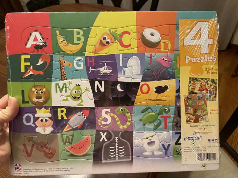 4-Pack Puzzles Shapes – PlayMonster