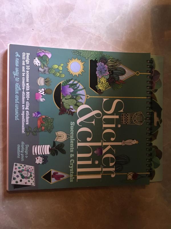 Ann Williams Sticker and Chill Gardens Sticker Book