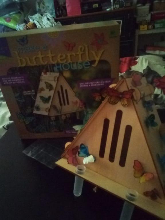 CRAFT-TASTIC® NATURE MAKE A BUTTERFLY HOUSE – PlayMonster