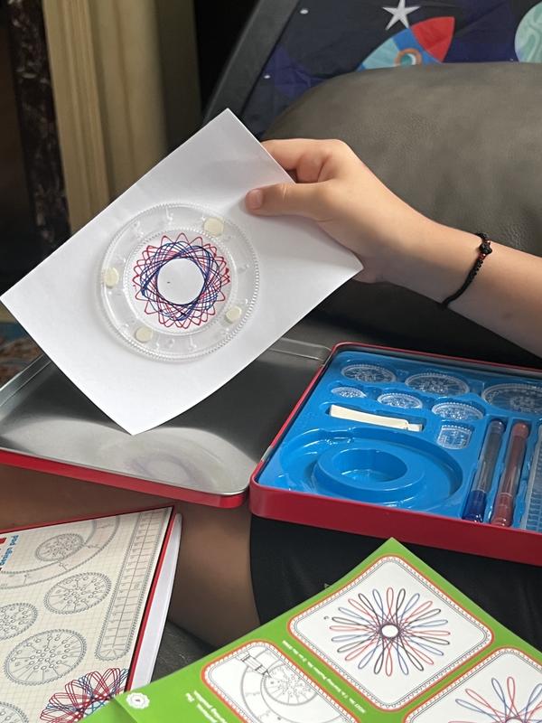 Spirograph Design Arts Craft Kit Create Amazing Rainbow - Temu Italy