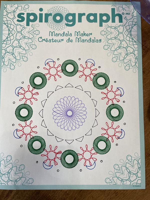 Party town Spirograph Deluxe - Spirographe Enfant 8 Ans, Mandala Designer, Kit Mandala Enfant, Kit Mandala Adulte, Kit Dessin Enfant