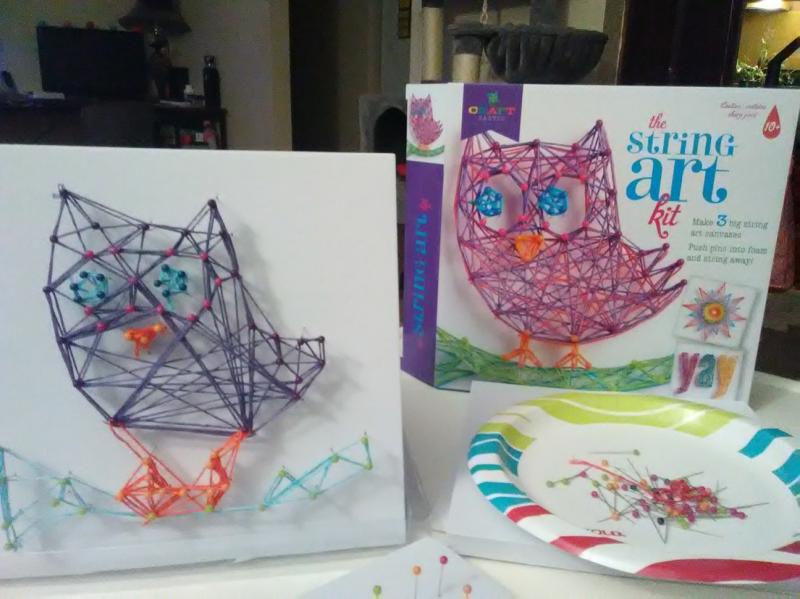 Craft-Tastic DIY String Art Craft Kit Owl Series For $8.50 From