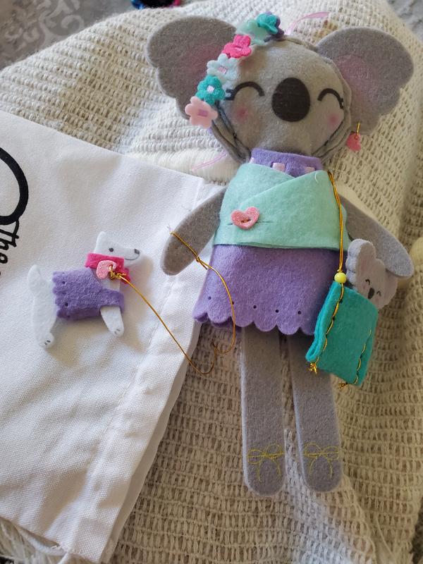  Craft-tastic – Make A Friend: Koala – Beginner Sewing Craft Kit  – Makes Stuffie Koala with Clothes and Accessories – Fun and Unique Gifts  for Kids – Ages 4+ with Help