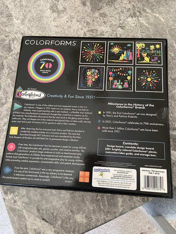 Colorforms 70th Anniversary Set - The Classic Picture Toy That Sticks Like  Magic - Ages 3+